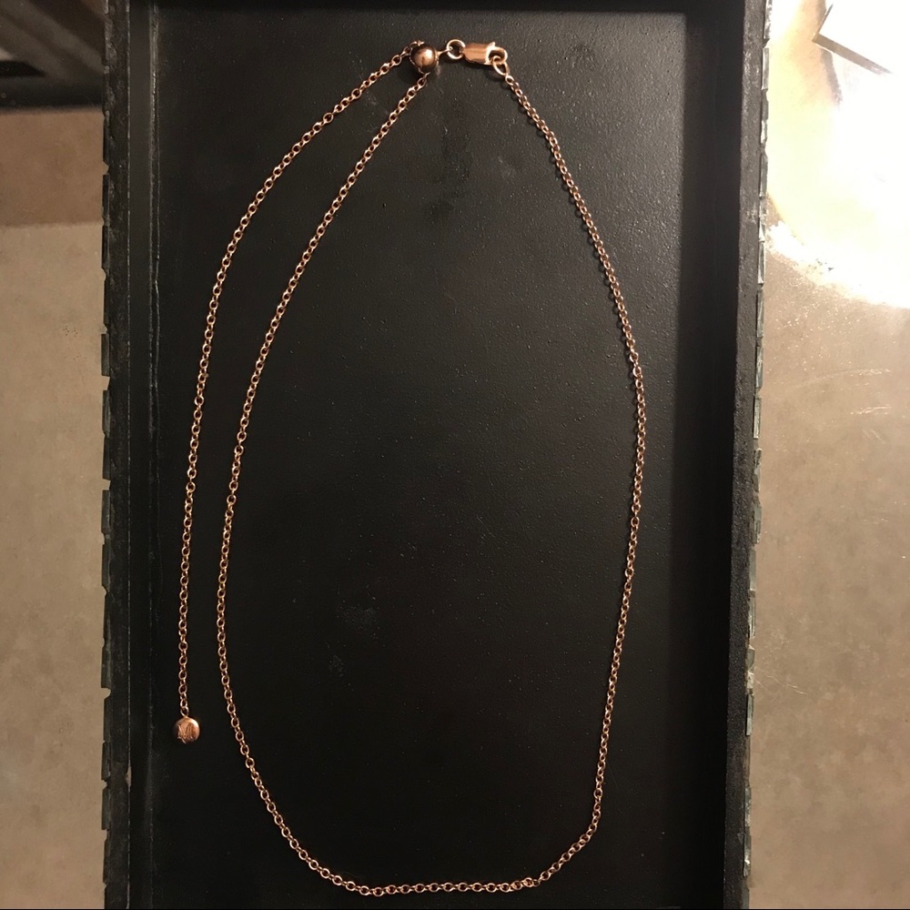 Monica Vinader Rose Gold Chain w/ Adjuster